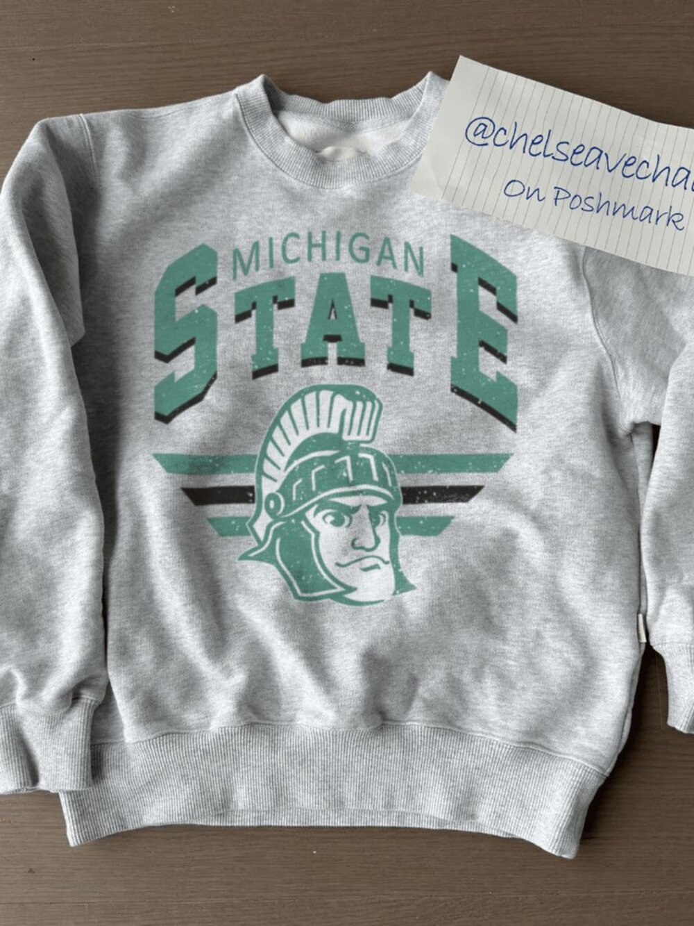Vintage Michigan State Spartans Football Sweatshirt, Michigan State University